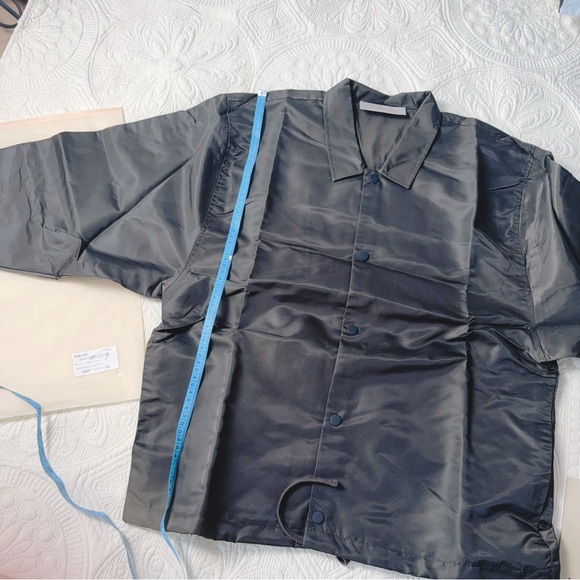 NWT Essentials kids coaches jacket off black XXL 222161M70101406 - Picture 5 of 7